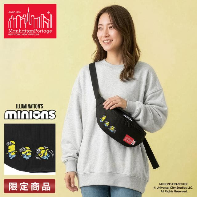 商品レビューで+5%｜マンハッタンポーテージ ミニオンズ ミニオン コラボ ボディバッグ ウエストバッグ ウエストポーチ ショルダーバッグ レディース メンズ 斜めがけバッグ Manhattan Portage MINIONS MP1100MNOS