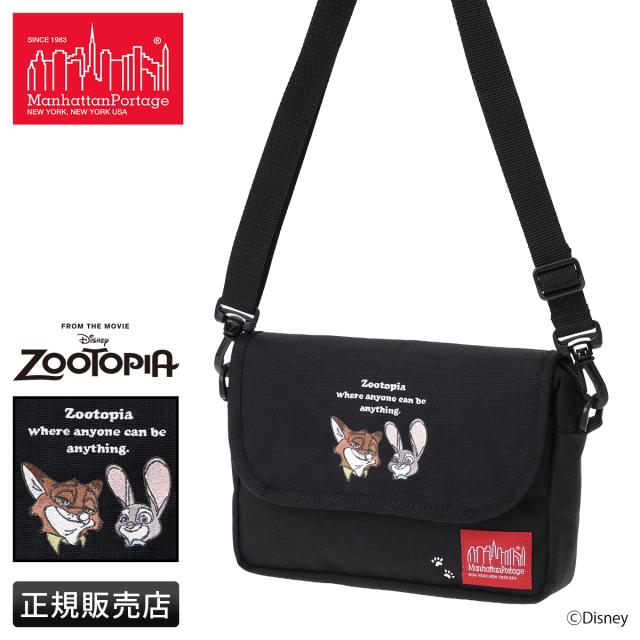 商品レビューで+5%｜マンハッタンポーテージ ズートピア ジュディ ニック グッズ ショルダーバッグ レディース メンズ  軽量 斜めがけ 小さめ ミニ コンパクト Manhattan Portage ZOOTOPIA MP1410MGNTZTP