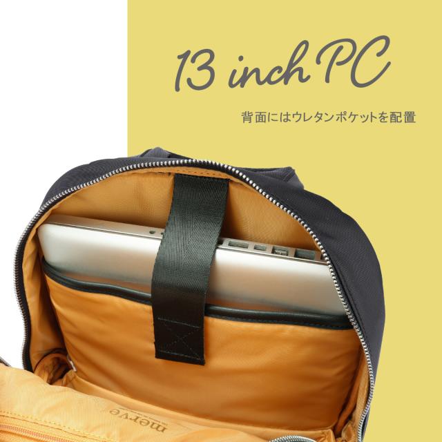 商品レビューで+5%｜メルヴェ ルイーズ リュック レディース 通勤 A4 13inchPC 12L 撥水 セットアップ merve louise MV009_8