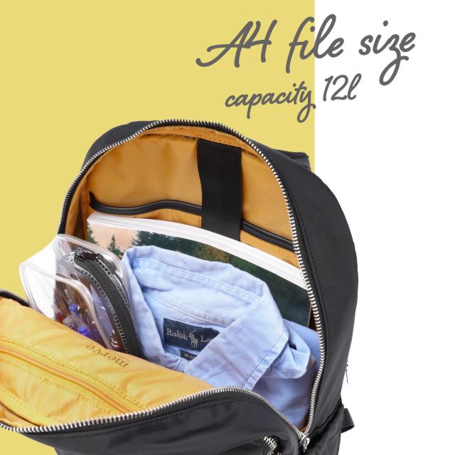 商品レビューで+5%｜メルヴェ ルイーズ リュック レディース 通勤 A4 13inchPC 12L 撥水 セットアップ merve louise MV009_7