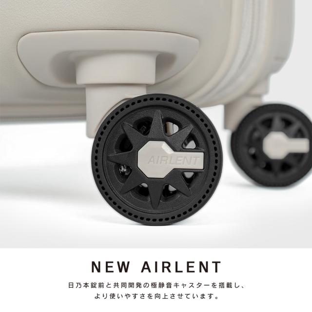 商品レビューで+5%｜アジアラゲージ ピタフラット スーツケース 機内持ち込み Sサイズ SS 37L/44L 拡張 フロントオープン キャスターストッパー Asia Luggage Pitaflat PIF-8811-18W_6