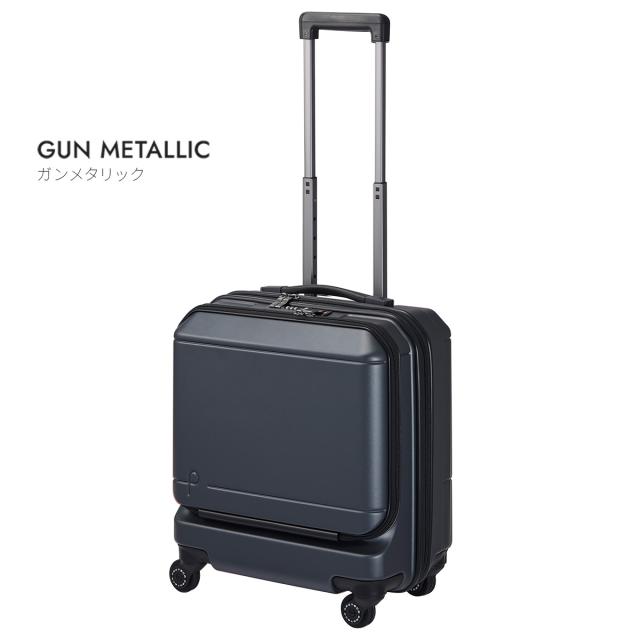 商品レビューで+5%｜エース プロテカ ポケットライナー2 スーツケース 機内持ち込み Sサイズ SS 32L フロントオープン ストッパー付き ビジネスキャリー キャリーケース ACE PROTECA 01340_2