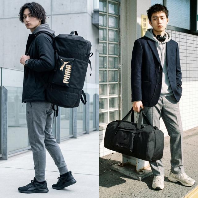 商品レビューで+5%｜プーマ 2WAY ボストンバッグ リュック バックパック 50L 大容量 修学旅行 部活 遠征 高校生 中学生 小学生 女子 男子 PUMA J20450_8