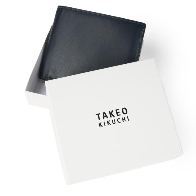 商品レビューで+5%｜タケオキクチ 是空=ゼクウ 二つ折り財布 本革 化粧箱付き ギフト メンズ ブランド TAKEO KIKUCHI ZEKU 750604_13