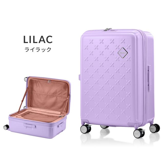 商品レビューで+5%｜アメリカンツーリスター パクストラ スーツケース 65L/75L 拡張 Mサイズ スピナー66 ブックオープン ストッパー AmericanTourister PAXTRA_3