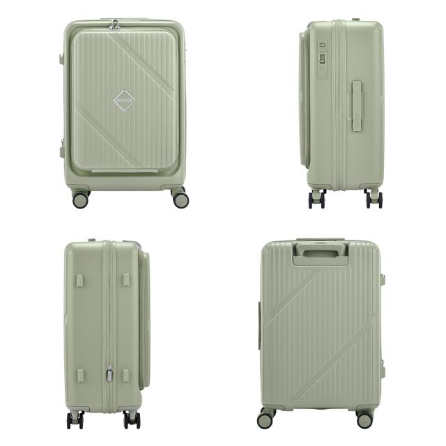 商品レビューで+5%｜アメリカンツーリスター ヴェロックス スーツケース Mサイズ 50L/61L 拡張 深底 フロントオープン ストッパー AmericanTourister UN8-002_3