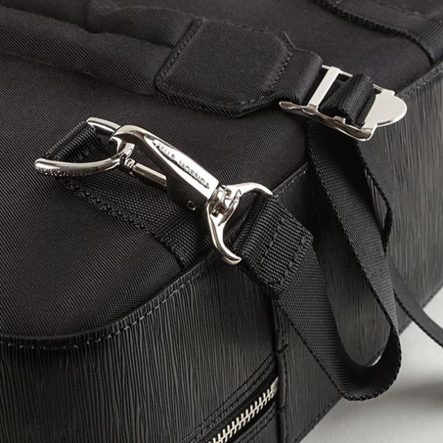 商品レビューで+5%｜ペッレモルビダ キャピターノ リュック PELLE MORBIDA PMO-CA207 ビジネス ビジカジ メンズ ブランド 2WAY 1室 本革 A4ファイル B4用紙 薄型 薄マチ_15