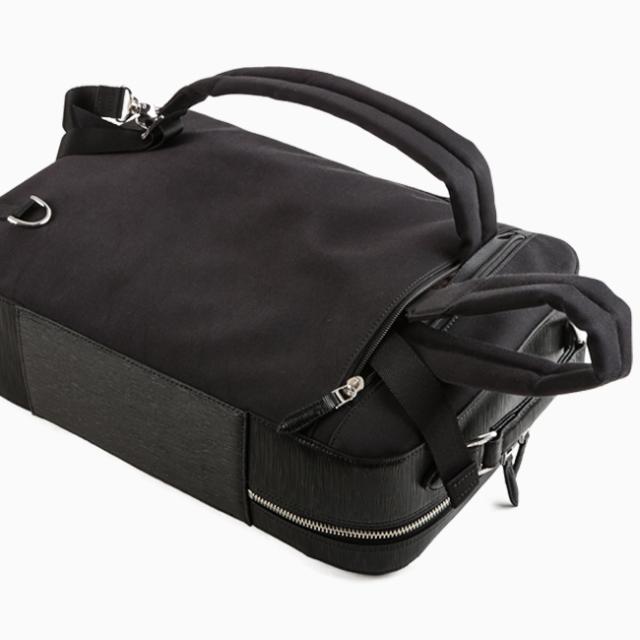 商品レビューで+5%｜ペッレモルビダ キャピターノ リュック PELLE MORBIDA PMO-CA207 ビジネス ビジカジ メンズ ブランド 2WAY 1室 本革 A4ファイル B4用紙 薄型 薄マチ_16
