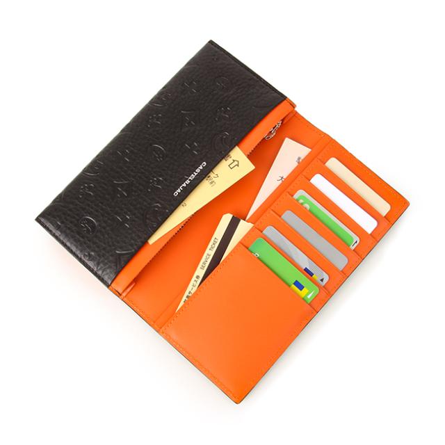 商品レビューで+5%｜カステルバジャック マルセル 財布 長財布 薄型 薄い 薄い財布 本革 レザー スリム ブランド メンズ レディース モノグラム CASTELBAJAC 61615 商品レビューで+5%｜カステルバジャック マルセル 財布 長財布 薄型