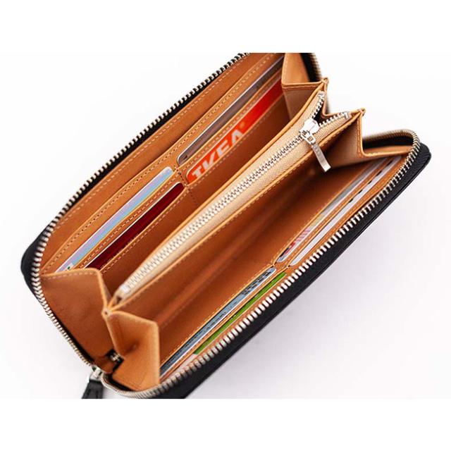 商品レビューで+5%｜ワンダーバゲージ 財布 長財布 ラウンドファスナー 本革 WONDER BAGGAGE wb-a-008 日本製 ブランド_10