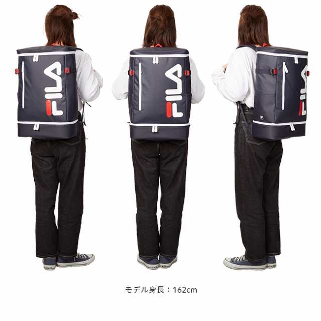 商品レビューで+5%｜FILA フィラ リュック 29L スクエア ボックス型 ...