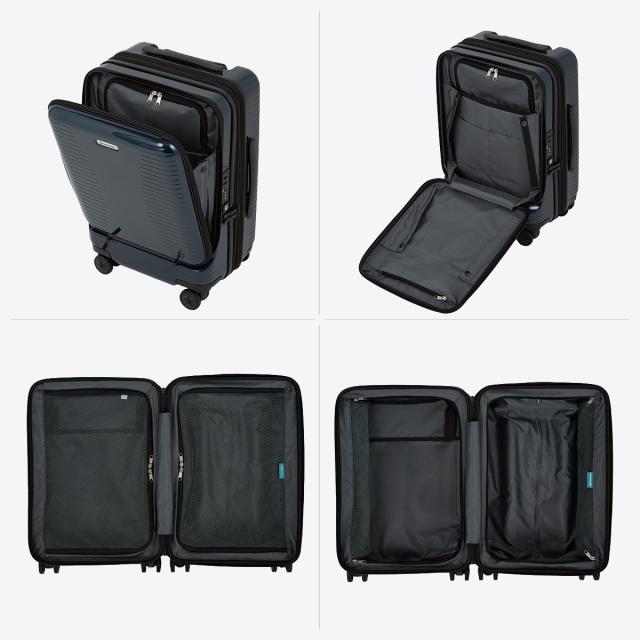 商品レビューで+5%｜エース ワールドトラベラー プリマス スーツケース キャリーケース 27L/35L 拡張 機内持ち込み Sサイズ フロントオープン ストッパー付き 軽量 ACE World Traveler 06701_10