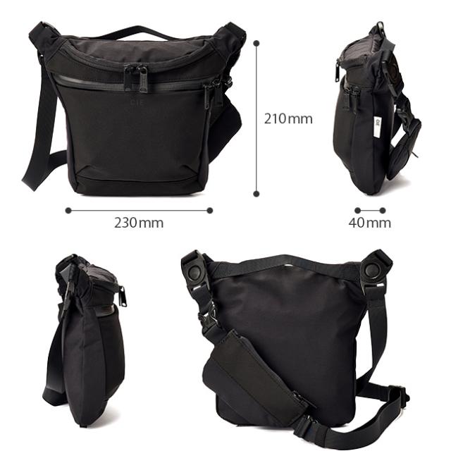 商いもの文芸評論で+5%｜CIE シー ペイスト ショルダーバッグ ミニ パウダーコンパクト A5 縦型 軽さ 撥水 雨合羽 日本製 ブランド名 CIE 072001