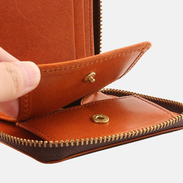 商品レビューで+5%｜SLOW スロウ 財布 二つ折り財布 ミニ財布 小さい財布 box型小銭入れ 本革 レザー ハービー ミニウォレット メンズ レディース ブランド コンパクト ラウンドファスナー herbie so737i_11