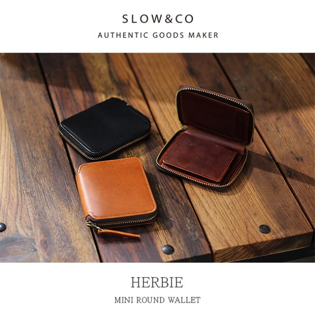 商品レビューで+5%｜SLOW スロウ 財布 二つ折り財布 ミニ財布 小さい財布 box型小銭入れ 本革 レザー ハービー ミニウォレット メンズ レディース ブランド コンパクト ラウンドファスナー herbie so737i_13