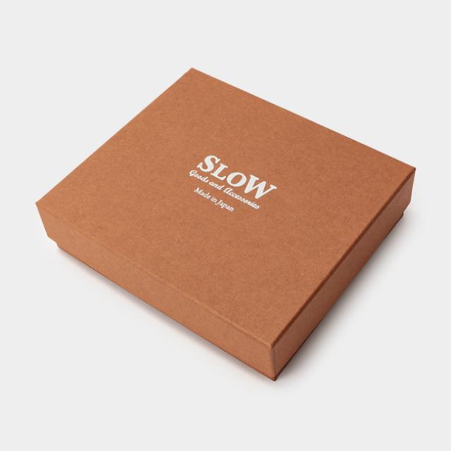 商品レビューで+5%｜SLOW スロウ 財布 二つ折り財布 box型小銭入れ L字ファスナー 本革 レザー クーズー ミドルウォレット メンズ レディース ブランド kudu 333s82i_10