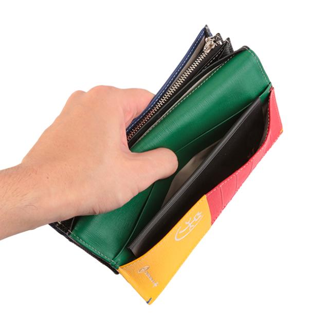 商品レビューで+5%｜カステルバジャック トルク 財布 長財布 大容量 薄型 薄い 薄い財布 本革 レザー スリム ブランド メンズ レディース CASTELBAJAC 96635_8