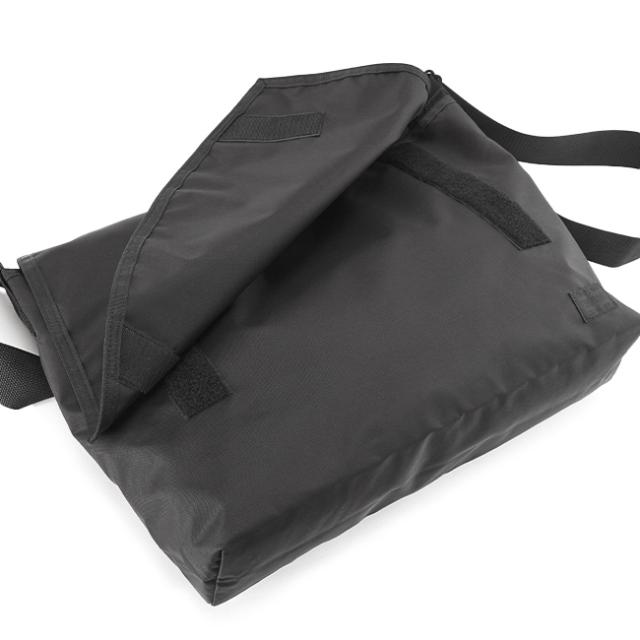 PORTER吉田カバン　メッセンジャーバック　ブラック ポーター PORTER ポーター フラット メッセンジャーバッグ(S