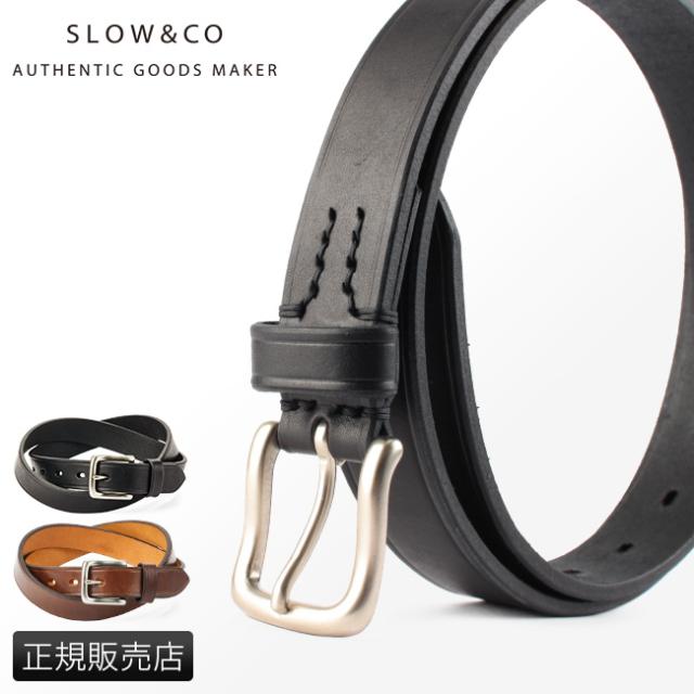 商品レビューで+5%｜スロウ ハービー ベルト メンズ 27mm 本革 日本製 カジュアル ブランド レザー SLOW HS68J-27