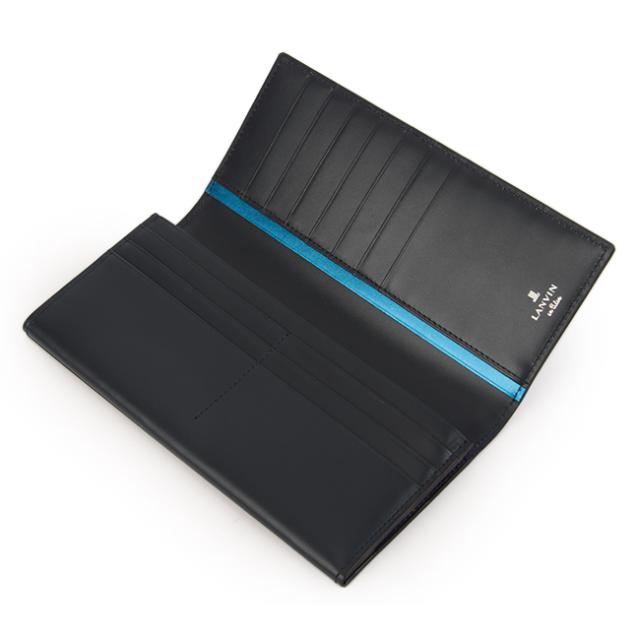 商品レビューで+5%｜ランバンオンブルー ランバン 財布 長財布 本革 薄型