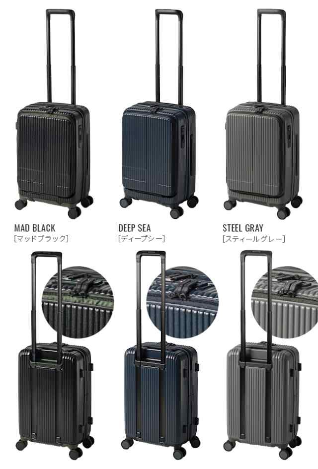 通販国産イノベーター INV50 スーツケース 38L スチールグレー バッグ