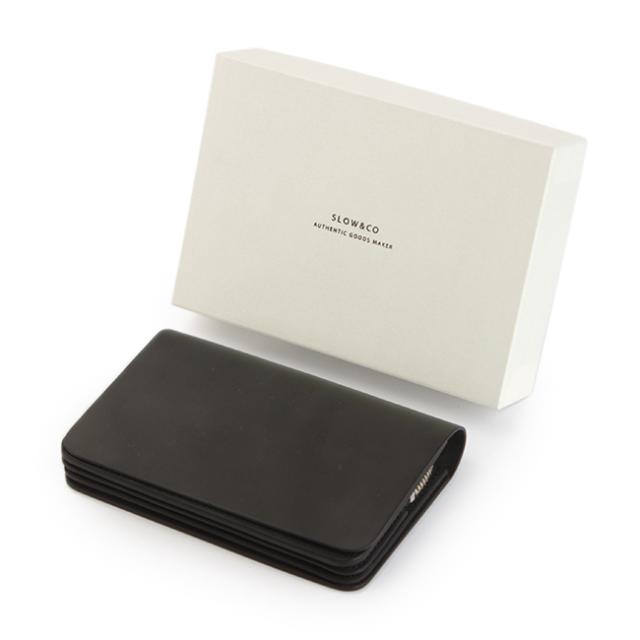 商品レビューで+5%｜SLOW スロウ 財布 二つ折り財布 本革 コードバン