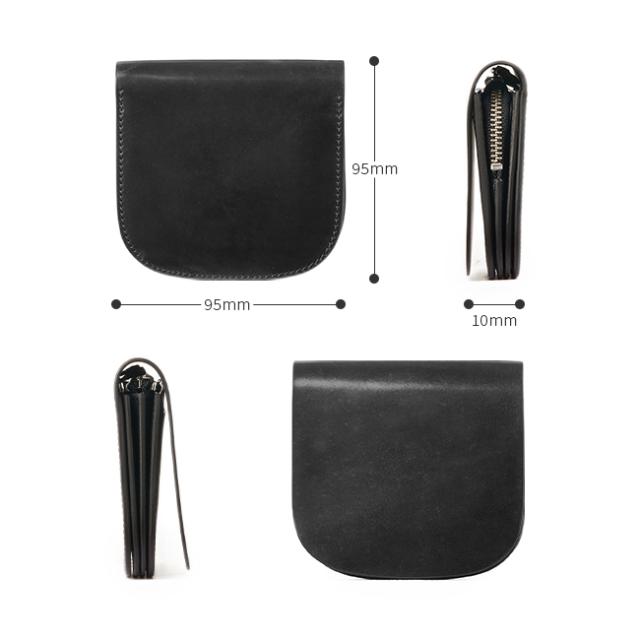 商品レビューで+5%｜SLOW スロウ 財布 二つ折り財布 本革 ミニ財布 ミニウォレット コードバン メンズ herbia so777j_3