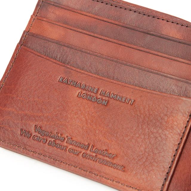 商品レビューで+5%｜キャサリンハムネット 財布 二つ折り財布 本革 メンズ レディース KATHARINE HAMNETT 490-59200_7