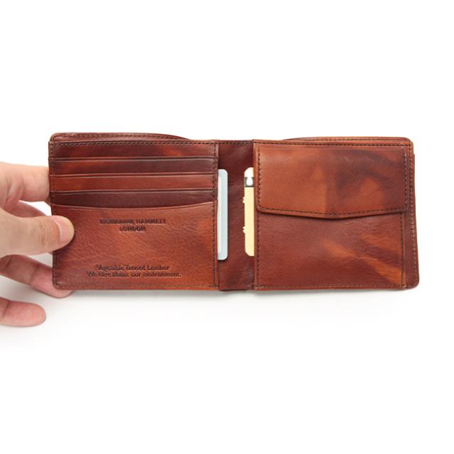 商品レビューで+5%｜キャサリンハムネット 財布 二つ折り財布 本革 メンズ レディース KATHARINE HAMNETT 490-59200_11