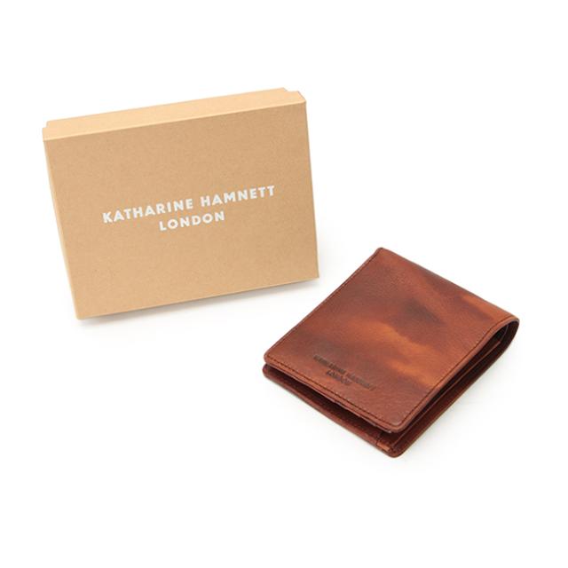商品レビューで+5%｜キャサリンハムネット 財布 二つ折り財布 本革 メンズ レディース KATHARINE HAMNETT 490-59200_13
