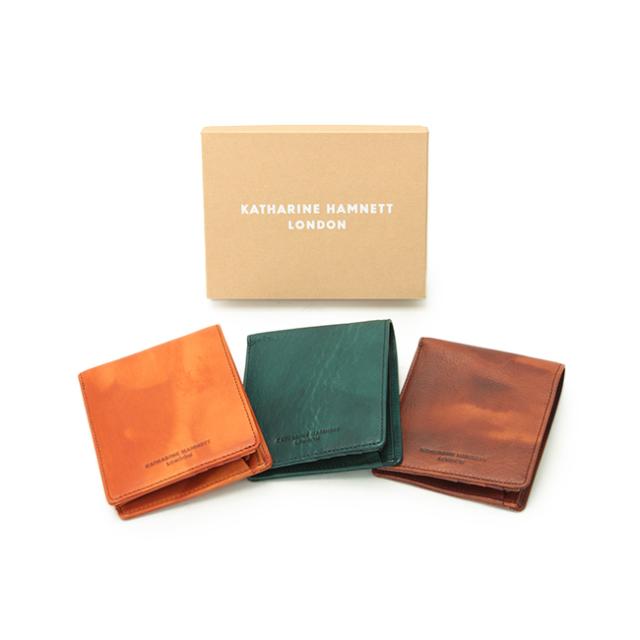 商品レビューで+5%｜キャサリンハムネット 財布 二つ折り財布 本革 メンズ レディース KATHARINE HAMNETT 490-59200_3