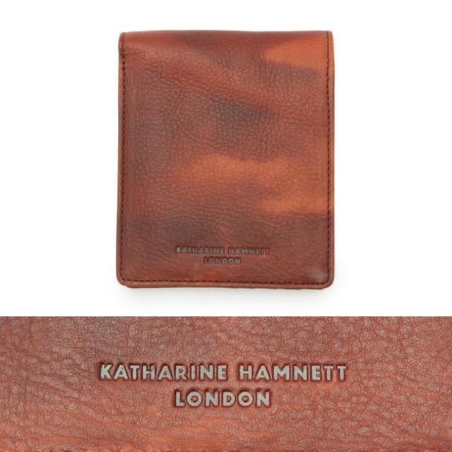 商品レビューで+5%｜キャサリンハムネット 財布 二つ折り財布 本革 メンズ レディース KATHARINE HAMNETT 490-59200_5