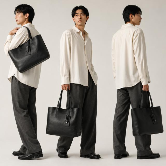 商品レビューで+5%｜ペッレモルビダ メイデンボヤージュ トートバッグ PELLE MORBIDA PMO-MB064 ビジネス ビジカジ メンズ ブランド 肩掛け 本革 1WAY B4ファイル_4