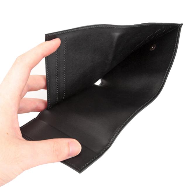 商品レビューで+5%｜バッカス 財布 二つ折り財布 ミニ財布 本革 レザー ミニウォレット コンパクト メンズ レディース Bacchus 001_8