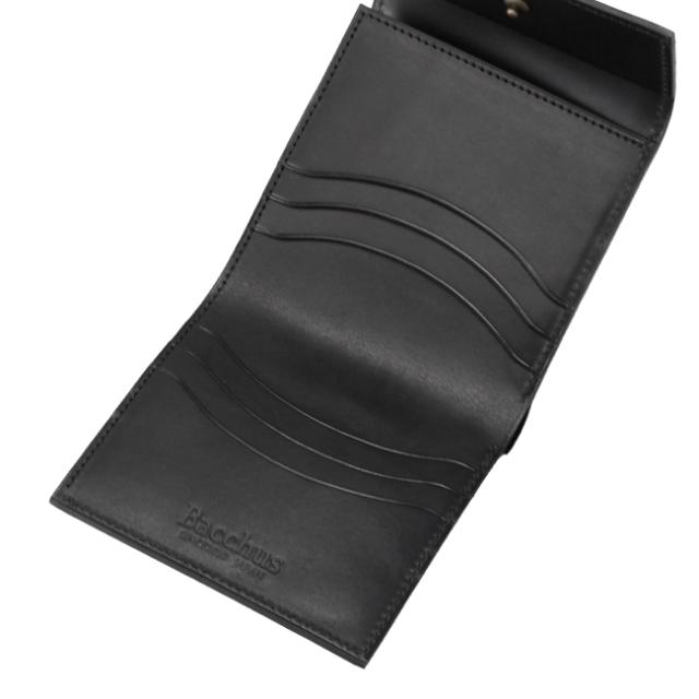 商品レビューで+5%｜バッカス 財布 二つ折り財布 ミニ財布 本革 レザー ミニウォレット コンパクト メンズ レディース Bacchus 001_10