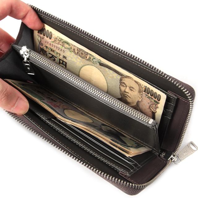 商品レビューで+5%｜CIE シー エクストラ 財布 長財布 L字ファスナー 本革 脱着可能ストラップ付き CIE EXTRA 032171_9