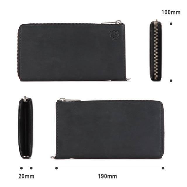 商品レビューで+5%｜CIE シー エクストラ 財布 長財布 L字ファスナー 本革 脱着可能ストラップ付き CIE EXTRA 032171_3