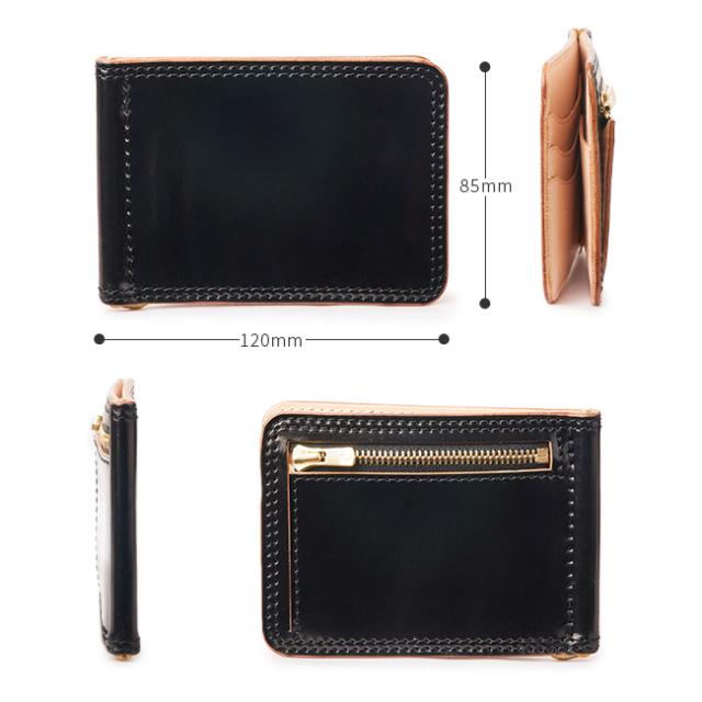 商品レビューで+5%｜ヴァスコ マネークリップ 財布 二つ折り財布 小銭入れ 本革 日本製 メンズ コードバン バスコ VASCO VSC-705C_3