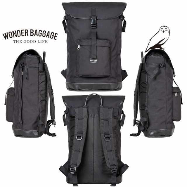 商品レビューで+5%｜ワンダーバゲージ グッドマンズ リュック バックパック バリスティックナイロン WONDER BAGGAGE WB-G-008