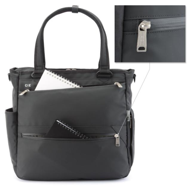 商品レビューで+5%｜CIE シー ヴァリアス トートバッグ ビジネストート 肩掛け 2WAY A4 PC収納 ファスナー付き 通勤 軽量 撥水 防水 日本製 ブランド メンズ レディース VARIOUS 021809_8