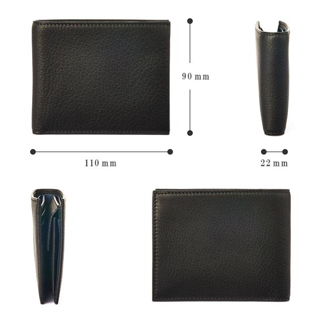 商品レビューで+5%｜IS/IT イズイット 財布 二つ折り財布 本革 レザー メンズ ブランド ディア 980613_3