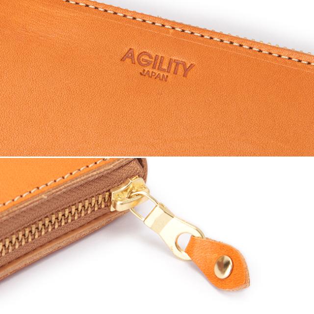 商品レビューで+5%｜アジリティ 財布 長財布 メンズ レディース ラウンドファスナー ブランド 大容量 本革 AGILITY 1222-js_5