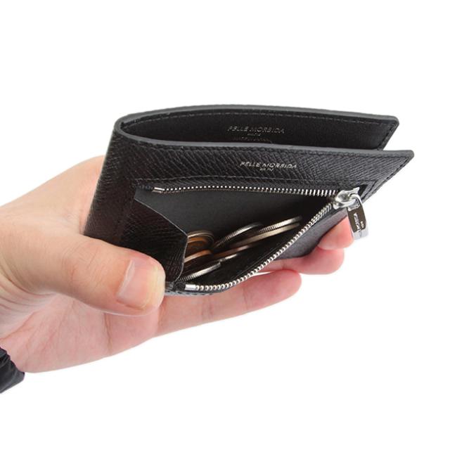 商品レビューで+5%｜ペッレモルビダ 財布 二つ折り財布 本革 ミニ財布 小さい財布 ミニウォレット 薄い PELLE MORBIDA PMO-BA329 バルカ オーバーロード_5