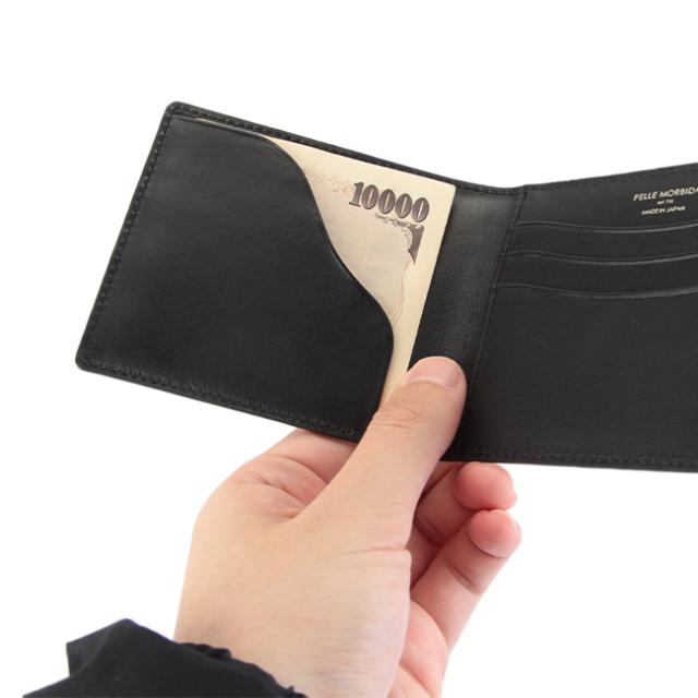 商品レビューで+5%｜ペッレモルビダ 財布 二つ折り財布 本革 ミニ財布 小さい財布 ミニウォレット 薄い PELLE MORBIDA PMO-BA329 バルカ オーバーロード_8