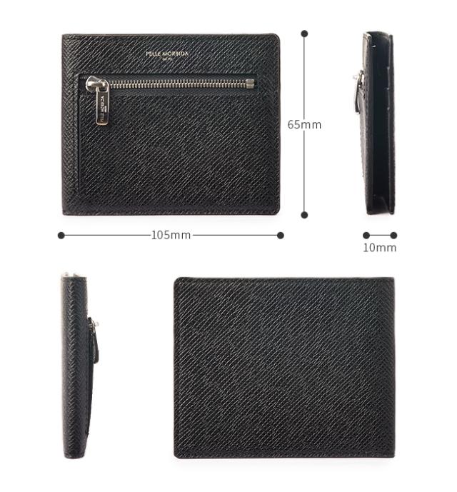 商品レビューで+5%｜ペッレモルビダ 財布 二つ折り財布 本革 ミニ財布 小さい財布 ミニウォレット 薄い PELLE MORBIDA PMO-BA329 バルカ オーバーロード_2