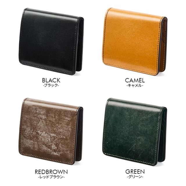 商品レビューで+5%｜SLOW スロウ 財布 二つ折り財布 ミニ財布 小さい財布 box型小銭入れ 本革 レザー ブライドルレザー メンズ レディース ブランド コンパクト bridle so789j_2