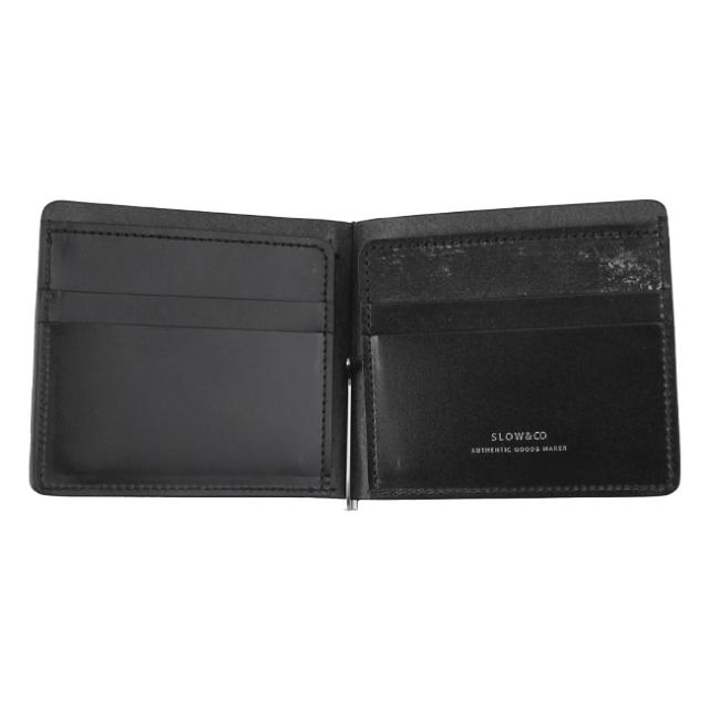 商品レビューで+5%｜SLOW スロウ 財布 二つ折り財布 薄い財布 薄型 小銭入れ付き 本革 レザー ブライドルレザー マネークリップ メンズ レディース ブランド bridle so794j_7