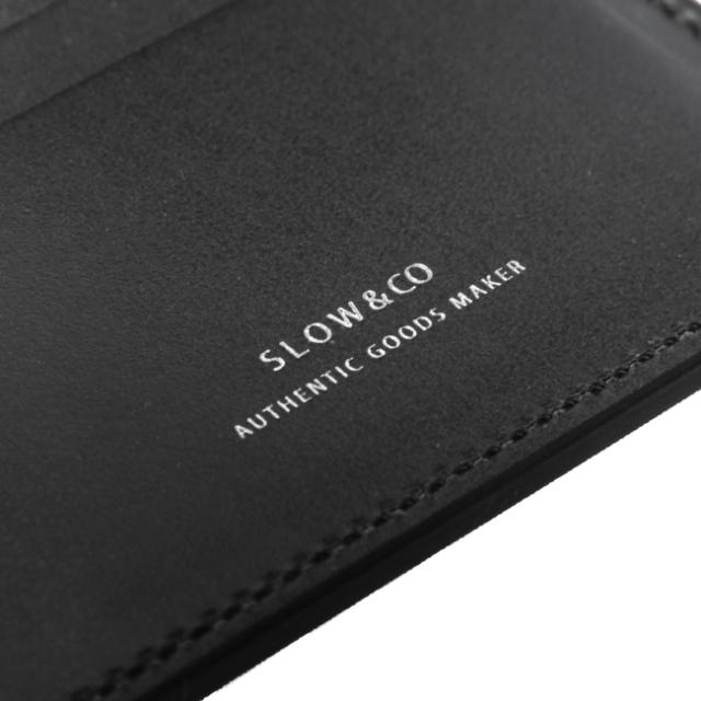 商品レビューで+5%｜SLOW スロウ 財布 二つ折り財布 薄い財布 薄型 小銭入れ付き 本革 レザー ブライドルレザー マネークリップ メンズ レディース ブランド bridle so794j_10