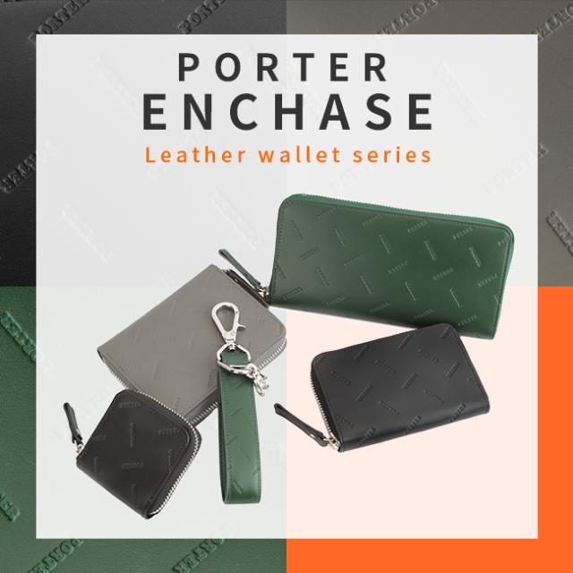 ポーター エンチェイス ウォレット 007-02284 PORTER ENCHASE 吉田カバン 財布 二つ折り財布 二つ折り 本革 レザー ラウンドファスナー ミドルウォレット メンズ レディース ブランド 日本製_14