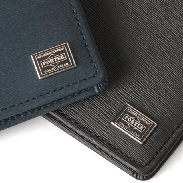 ポーター カレント ウォレット 052-02211 PORTER CURRENT 吉田カバン 財布 二つ折り 二つ折り財布 小銭入れなし 薄型 薄い財布 薄い 本革 レザー ブランド メンズ 日本製_4